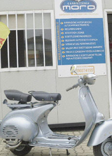 restauro vespa d'epoca
